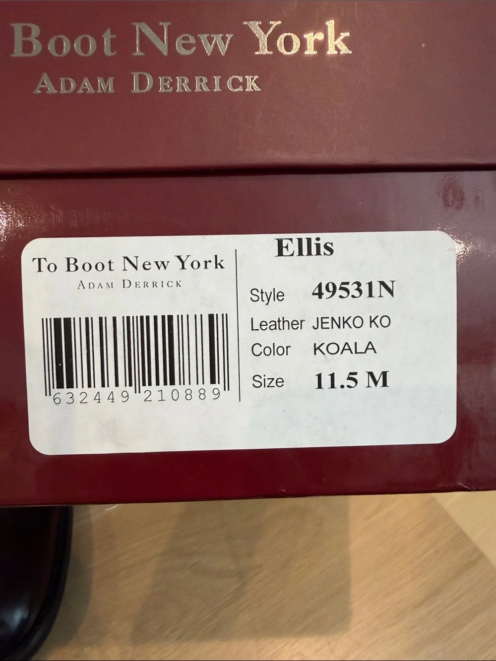 To Boot Men's Dark Brown Leather Chukka Boots